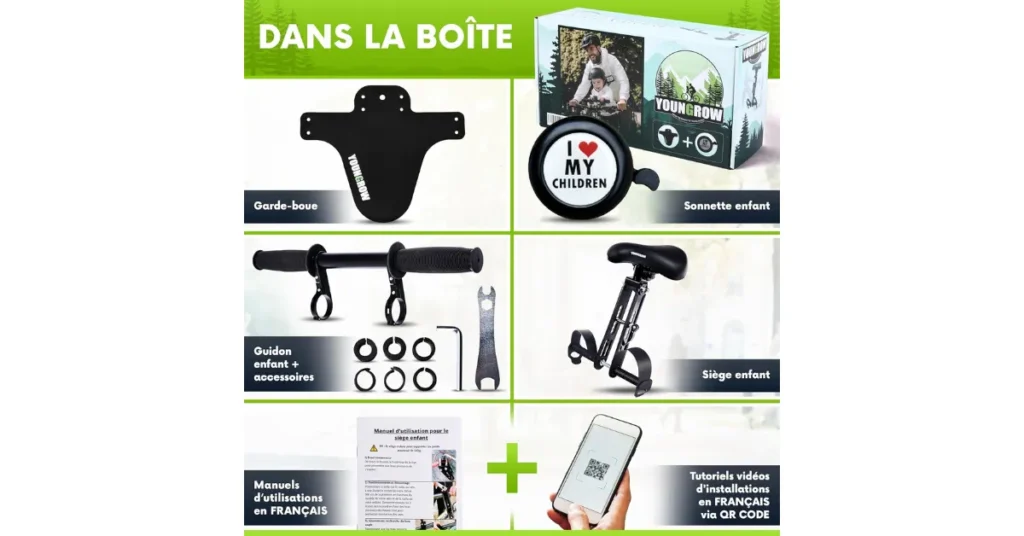 Porte-bébé vélo YoungRow